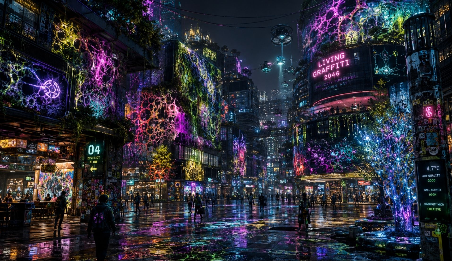 Living Graffiti artwork