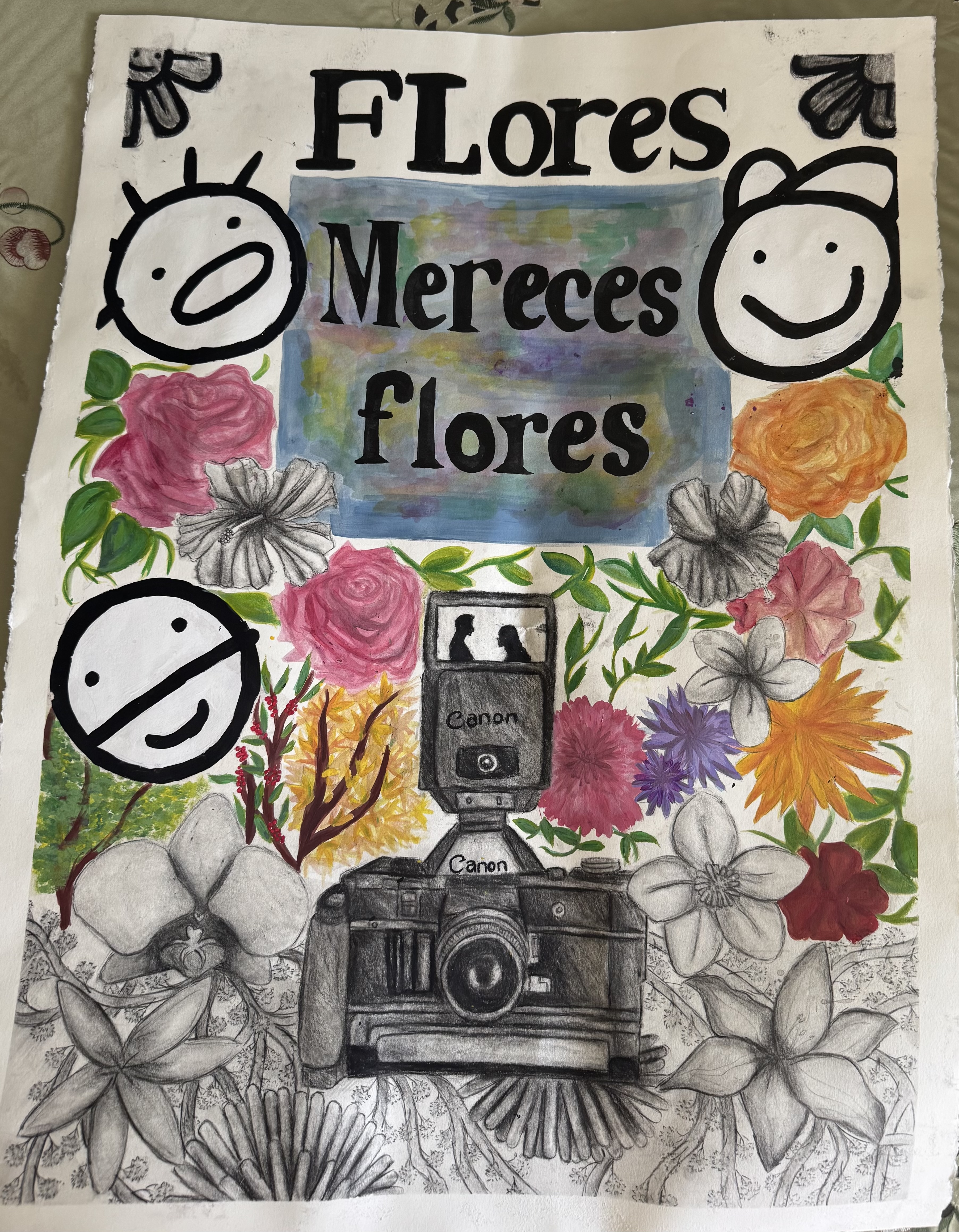 Album cover that we had to design on our own